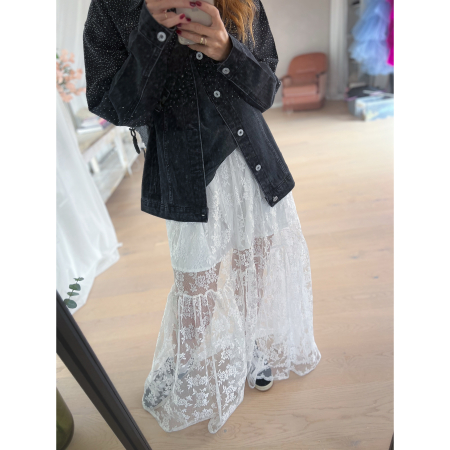 Sienna Blonde Nederdel i hvid fra le mosch