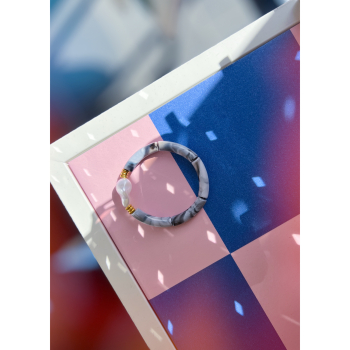 Maggie armbånd no 50 fra LÉ MOSCH, smukt boheme armbånd, dekorativt armbånd