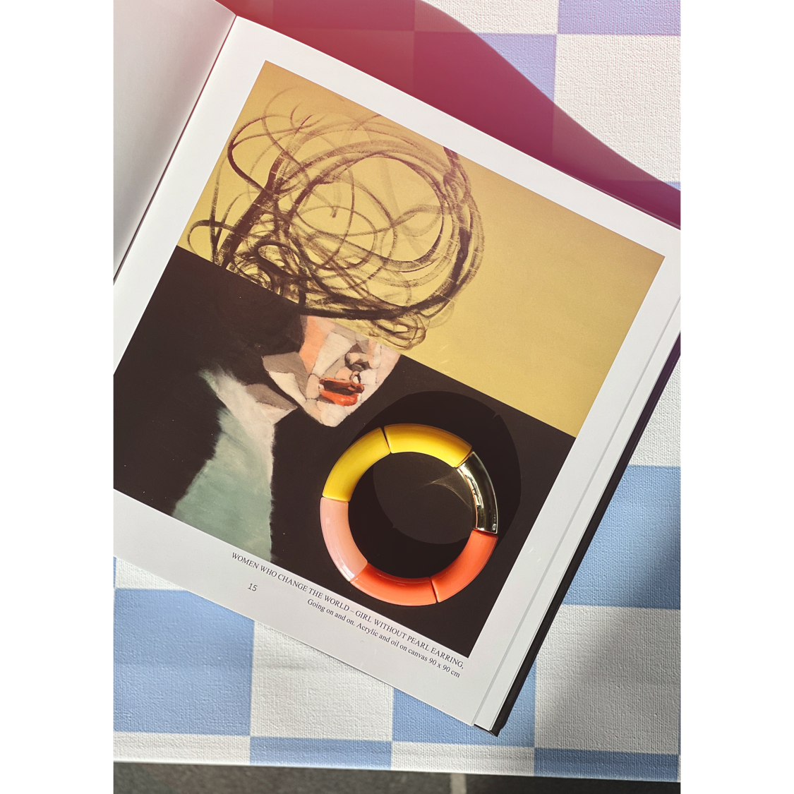 Maggie armbånd no 57 fra LÉ MOSCH, smukt boheme armbånd, farverigt armbånd,