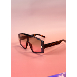 Amelia solbriller i Leo med lyst glas fra LÉ MOSCH, store cool solbriller, smukke solbriller med sheer glas,