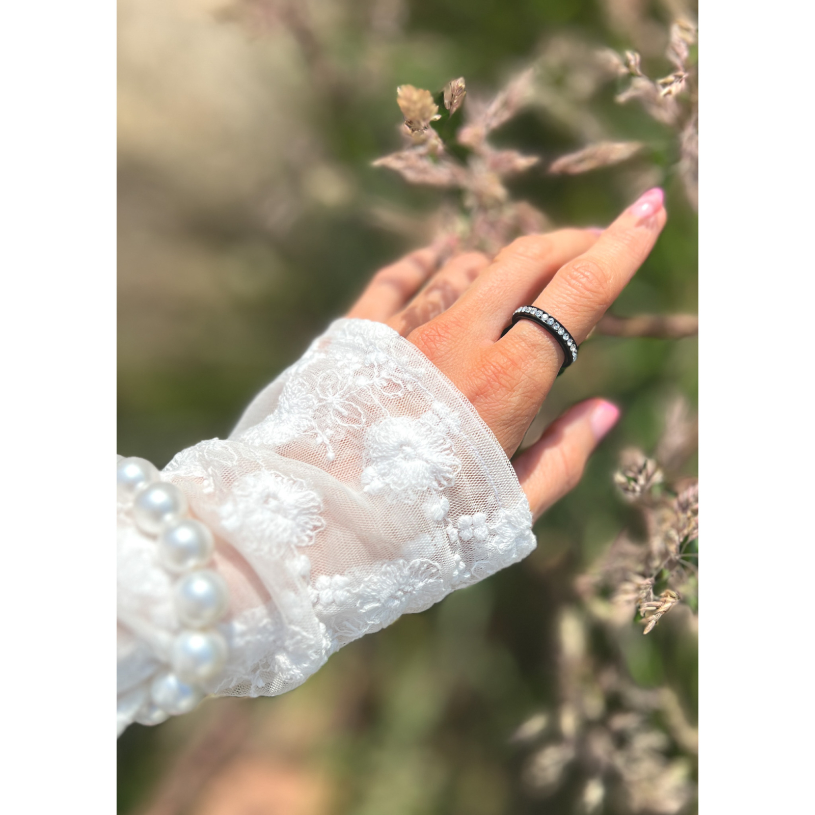 Tilo anti stress ring i sort 2.0 fra LÉ MOSCH, bevægelig ring, beroligende ring, adhd ring,