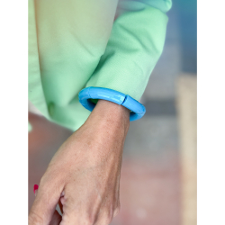 Margrethe armbånd i Blå 10mm fra le mosch