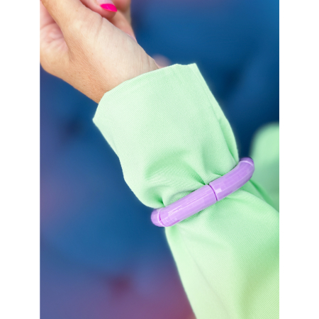 Margrethe armbånd i Lilla 10mm fra le mosch