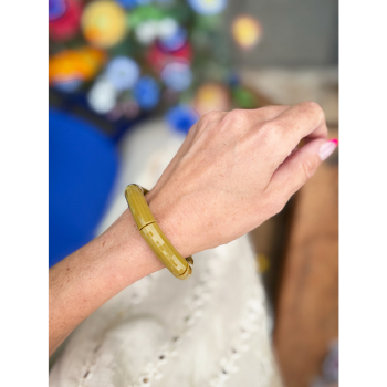 Margrethe armbånd i Oliven 10mm fra le mosch Margrethe armbånd i Oliven 10mm fra le mosch