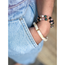 Martha armbånd i Marmor Creme fra le mosch Martha armbånd i Marmor Creme fra le mosch