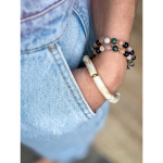 Martha armbånd i Marmor Creme fra le mosch