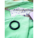 Margrethe armbånd i Sort 10mm fra le mosch