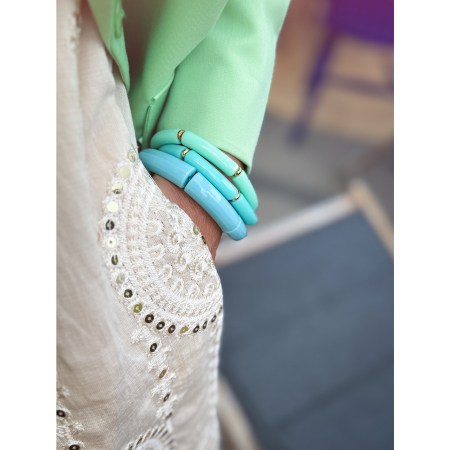 Martha armbånd i Mint fra le mosch