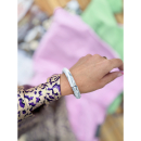 Margrethe armbånd i Hvid Marmor 10mm fra le mosch