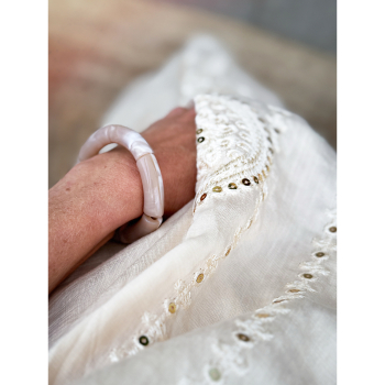 Margrethe armbånd i Nude 10mm fra le mosch Margrethe armbånd i Nude 10mm fra le mosch