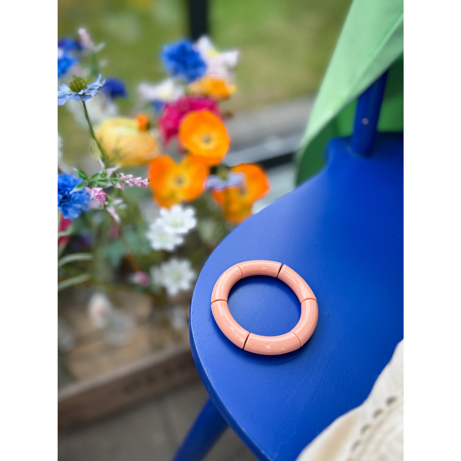 Margrethe armbånd i Pudder 10mm fra le mosch