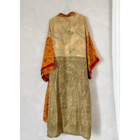 Minju Silkemix kimono no 1144 fra LÉ MOSCH, skøn unik og let kimono, super anvendelig kimono,
