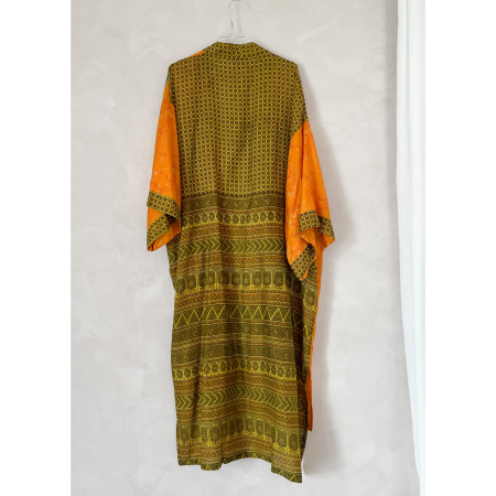 Minju Silkemix kimono no 1145 fra LÉ MOSCH, skøn unik og let kimono, super anvendelig kimono,