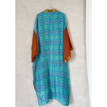 Minju Silkemix kimono no 1149 fra LÉ MOSCH, skøn unik og let kimono, super anvendelig kimono,
