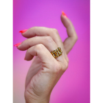 Vane ring - forgyldt fra LÉ MOSCH