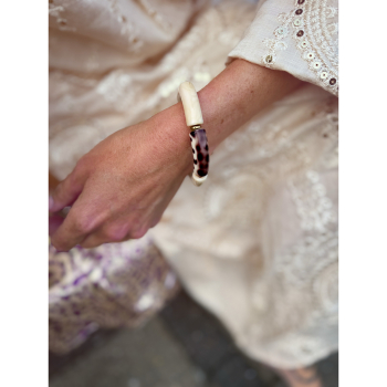 Maggie armbånd no 75 fra LÉ MOSCH, smukt boheme armbånd, lækre armbånd,