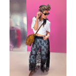 Sigga Blonde Nederdel I sort fra le mosch