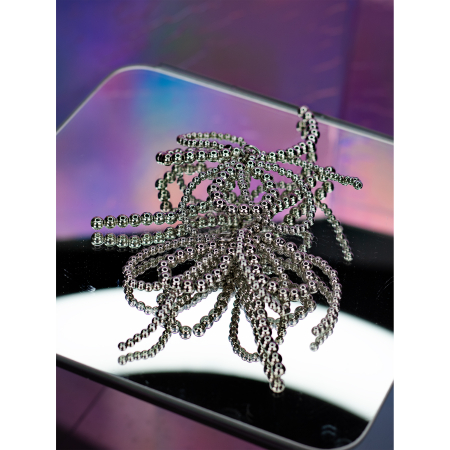 Alexa Skosmykker med sølvfarvede kugler fra le mosch