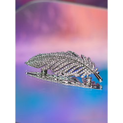 Farah Broche i Sølvfarvet fra le mosch