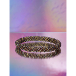 Håndbroderet Nepal Armbånd med glasperler i smukke nuancer fra LE MOSCH