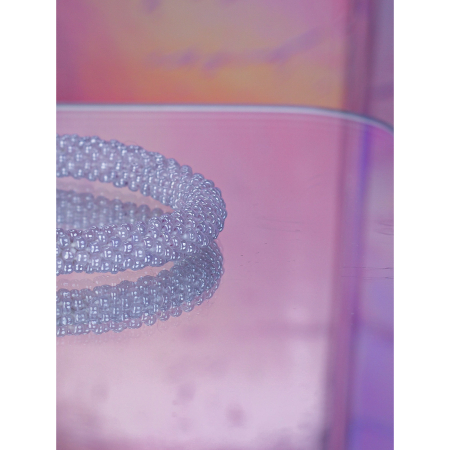 Håndbroderet Nepal Armbånd med glasperler i smukke nuancer fra LE MOSCH