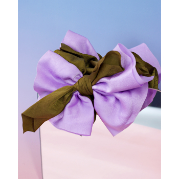 Elka hårklemme i oliven og lilla fra le mosch