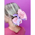 Elka hårklemme i pudder og lilla fra LÉ MOSCH, fyldig hårklemme, hårklemme med sløjfer,