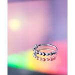 Vilje ring i mat blank mix forsølvet fra le mosch x adhd søstre podcast