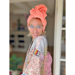 Sully Tørklæde i Peach fra le mosch.