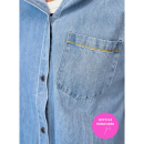 Denimskjorte med lommedetaljer – upcycled unika fra LÉ MOSCH Denimskjorte med lommedetaljer – upcycled unika fra LÉ MOSCH
