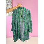 Monya Silkemix kimono no 1717 i Grøn. Håndlavet silkemix kimono i vintage sarier - kun 1 stk. af hver! Hurtig levering