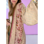 Monya Silkemix kimono no 1728 i Beige. Håndlavet silkemix kimono i vintage sarier - kun 1 stk. af hver! Hurtig levering