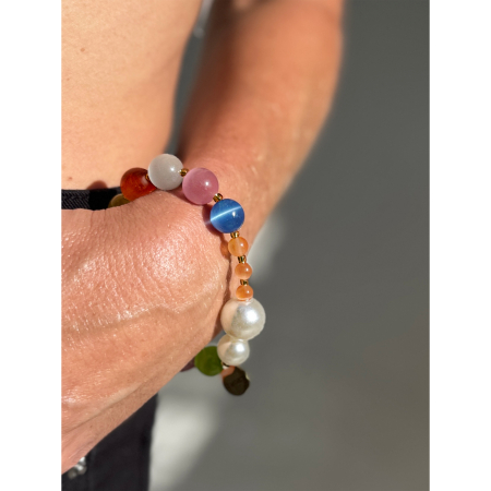 Sariel armbånd multi color fra LE MOSCH