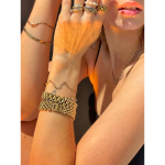 Mamie armbånd i forgyldt fra le mosch