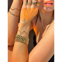 Mamie armbånd i forgyldt fra le mosch