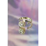 Ayo Spinner anti stress ring i forgyldt fra LÉ MOSCH, 