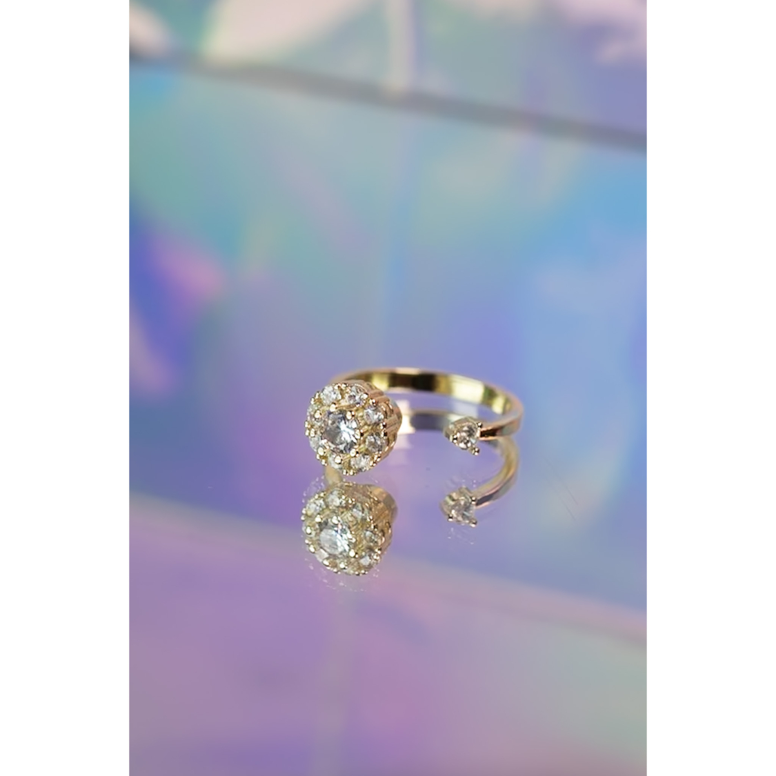 Ayo Spinner anti stress ring i forgyldt fra LÉ MOSCH, 
