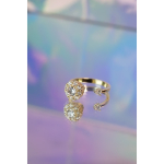 Ayo Spinner anti stress ring i forgyldt fra LÉ MOSCH, 