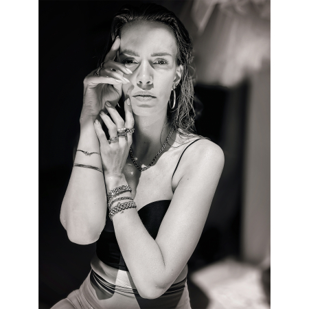 Ivalene armbånd i forgyldt 16 cm - 2 mm fra le mosch