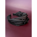 Mikki Hårbøjle med sort satin fra LÉ MOSCH, smuk og skulpturel hårbøjle, fin og festlig sort hårbøjle,  Mikki Hårbøjle med sort satin fra LÉ MOSCH, smuk og skulpturel hårbøjle, fin og festlig sort hårbøjle,