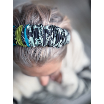 Sari Vintage hårbøjle no 2 Blå fra LÉ MOSCH