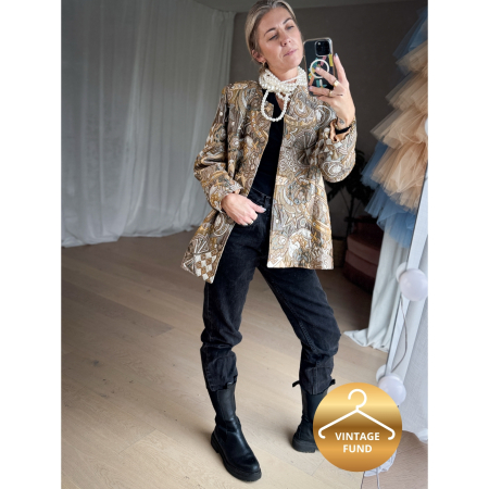 Vintage Vibes Blazer i Jordfarver – No. 062 fra le mosch