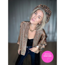 Maria Kimono Kort no 383 Metallic fra Le Mosch Maria Kimono Kort no 383 Metallic fra Le Mosch