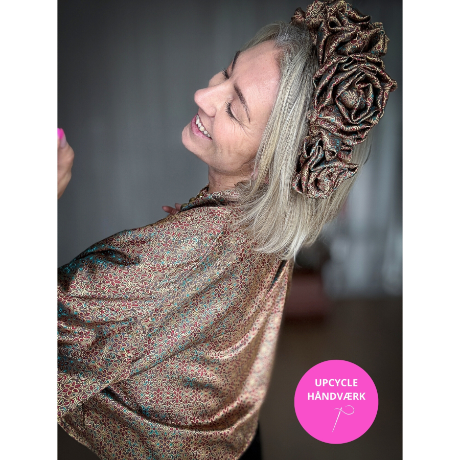 Maria blomsterkrone hårbøjle no 10 Metallic fra le mosch