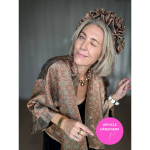 Maria blomsterkrone hårbøjle no 10 Metallic fra le mosch