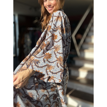 Maria kimono, batik print,