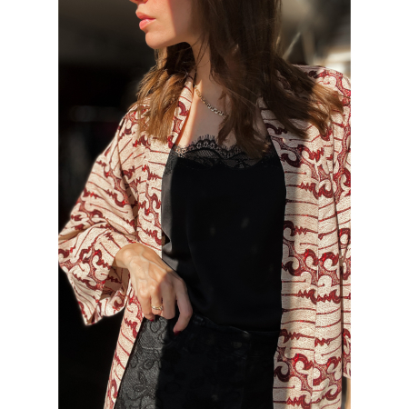 Maria kimono, batik print,