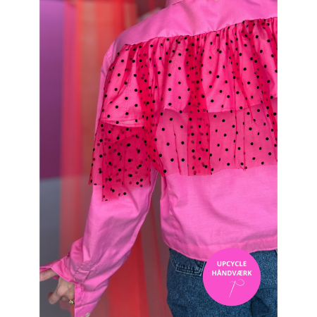 Vintage Vibes Skjorte i Pink 066 fra LÉ MOSCH