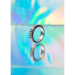 Kira anti stress ring i forsølvet, anti-stress ring