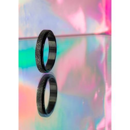 Mathilda anti stress ring i sort